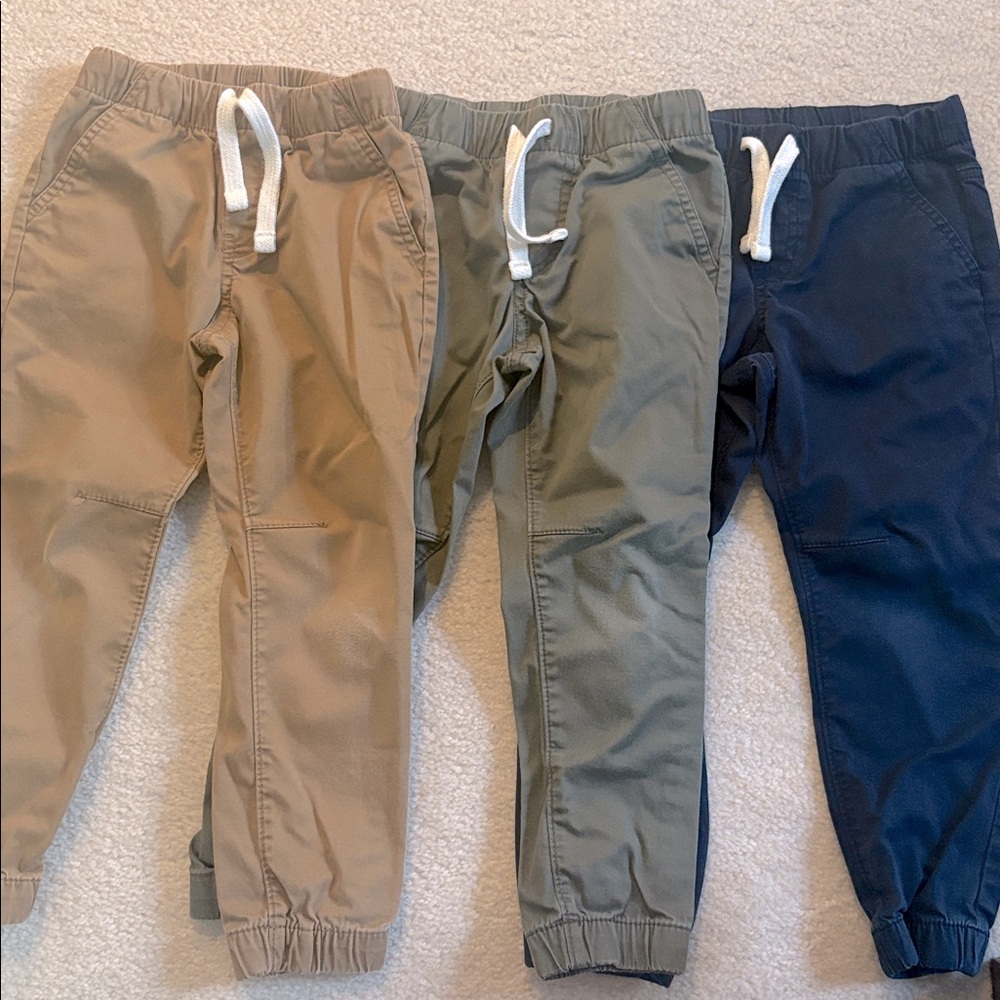 Bundle Cat & Jack Twill Joggers, size 4T
